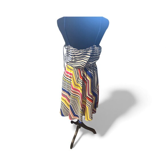 LC Lauren Conrad Braided Strap Stripe Dress – Size‎ 10 – NWT - Picture 2 of 2